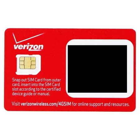 Verizon Wireless 4G LTE Micro SIM Card (BULKSIM